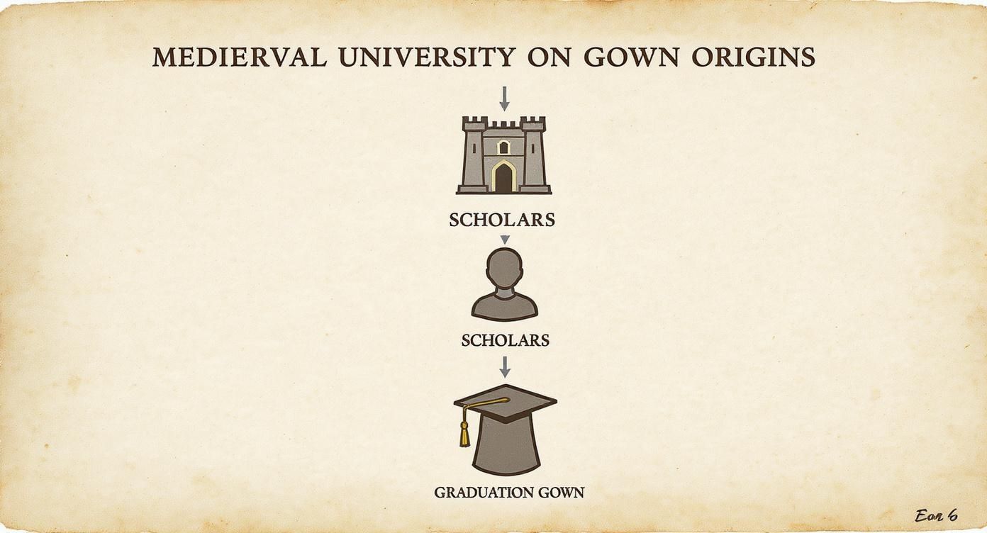 Infographic about what is academic regalia