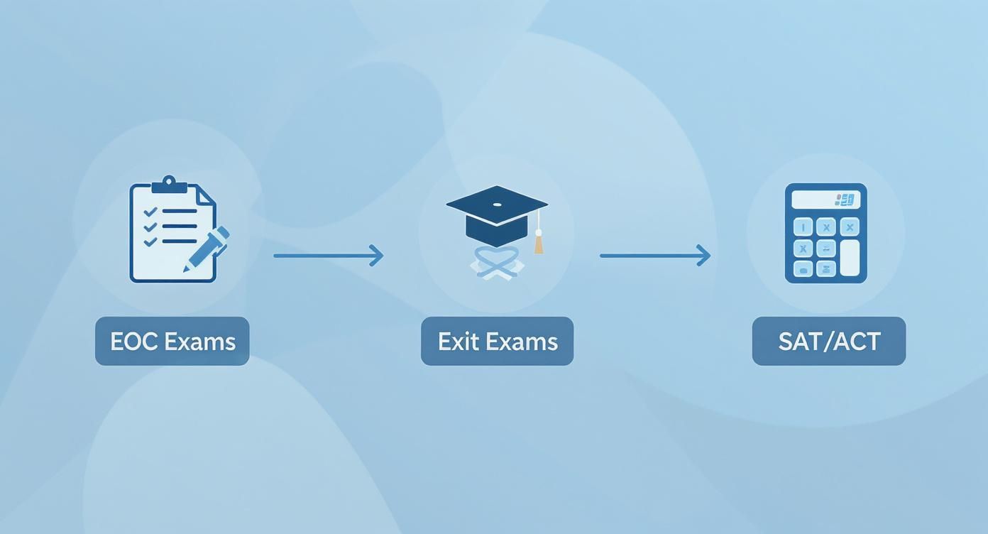 Infographic about high school graduation requirements