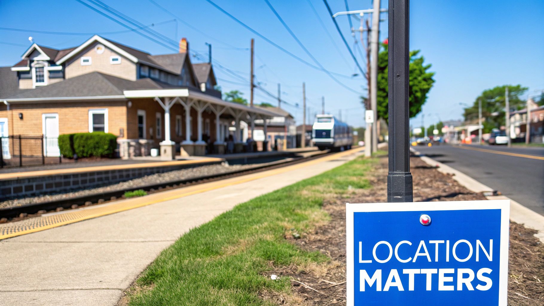 A welcoming suburban house in New Jersey, representing a prime location for an estate sale.