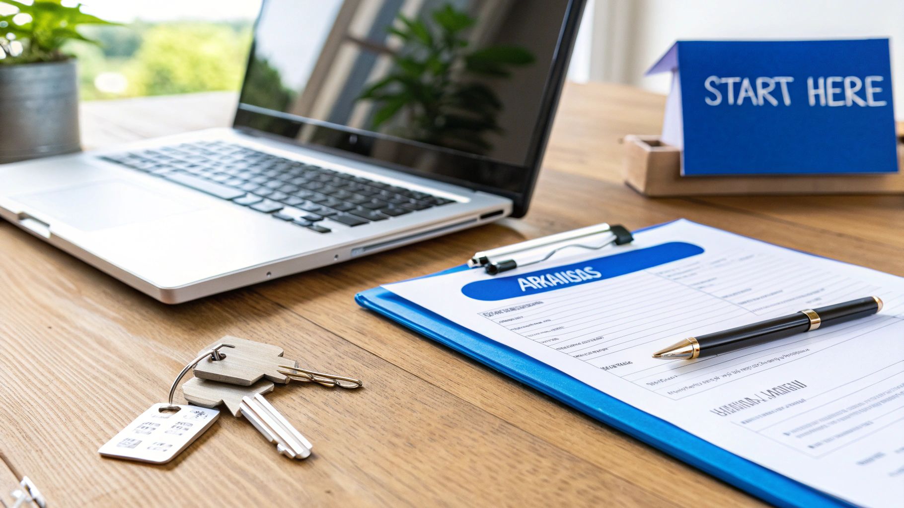 A person carefully sorting through various items in a well-lit room, preparing for an estate sale