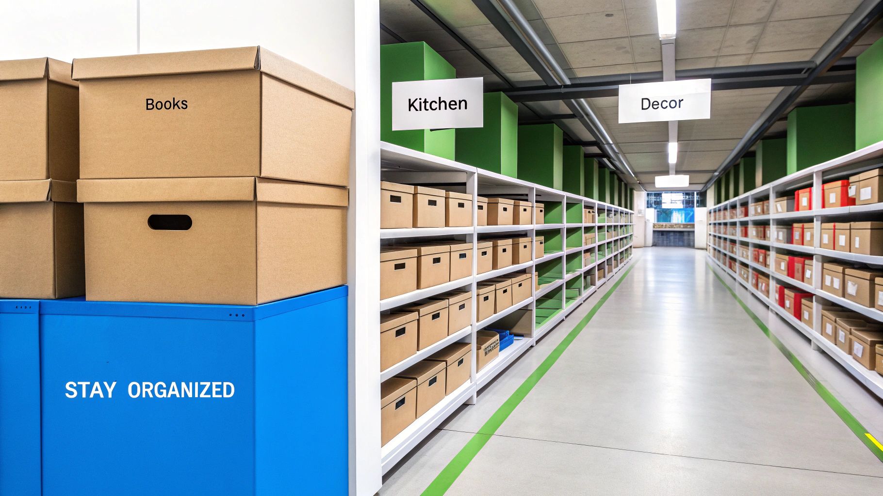 Organize Items by Category and Create Clear Pathways