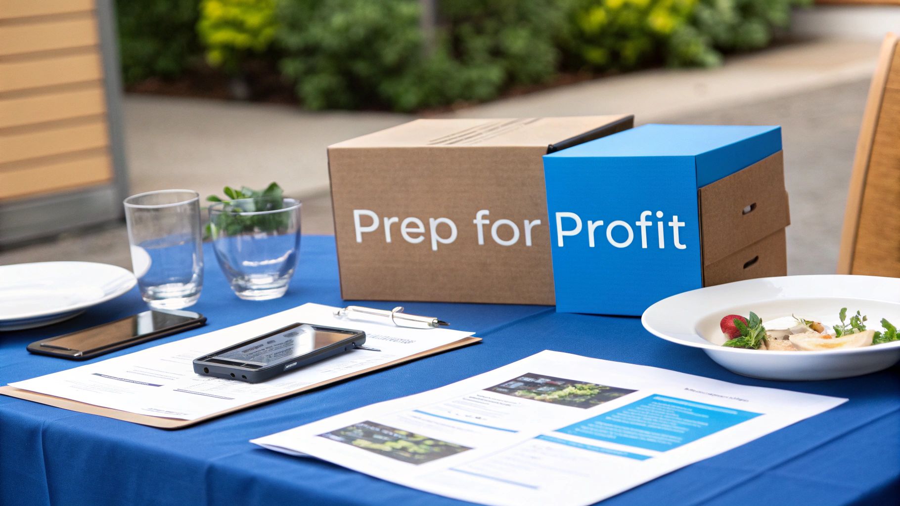 A person carefully examining a vintage camera, with other items neatly arranged for cataloging in the background.