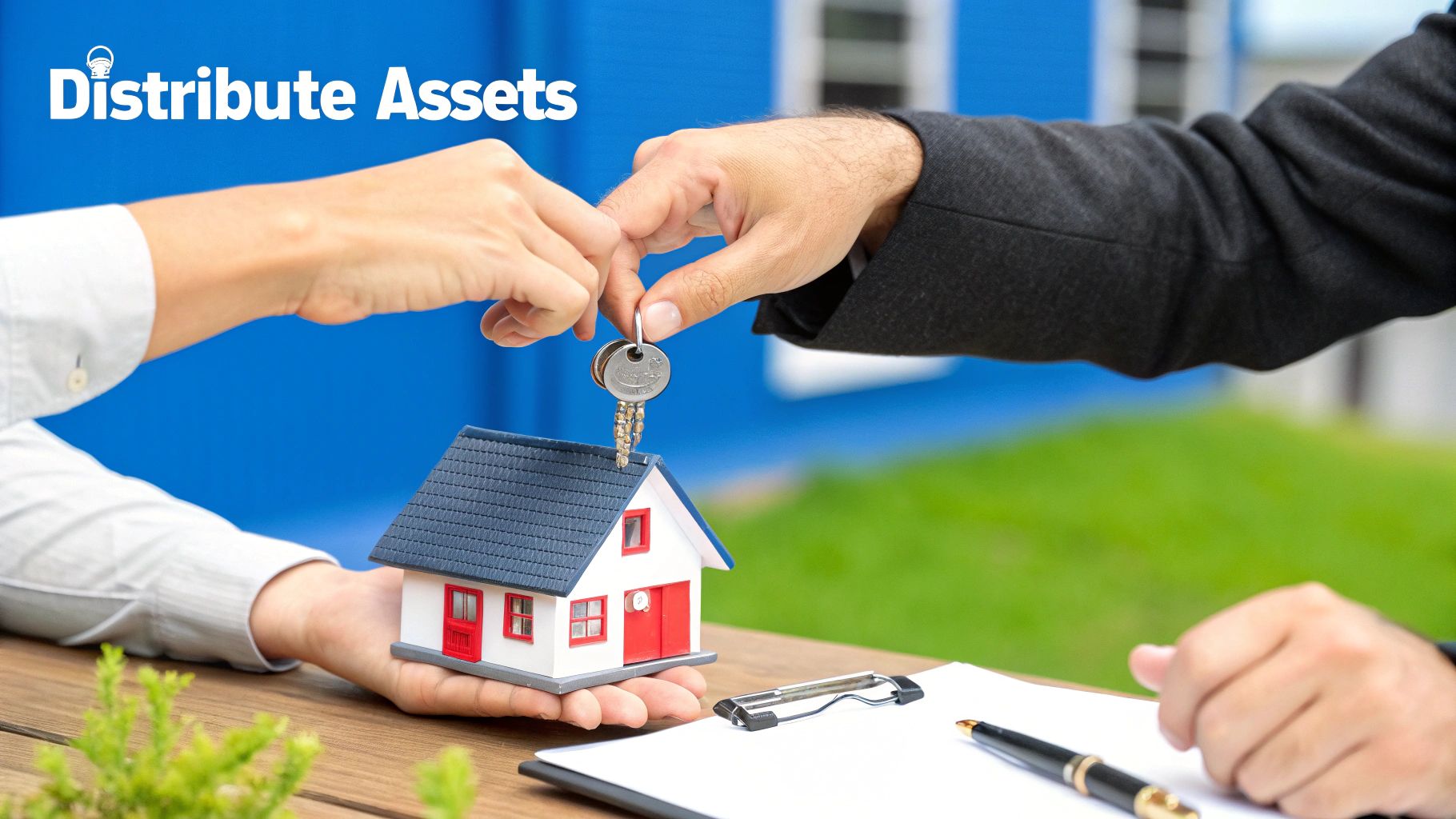 Distribute Assets According to Will or State Law