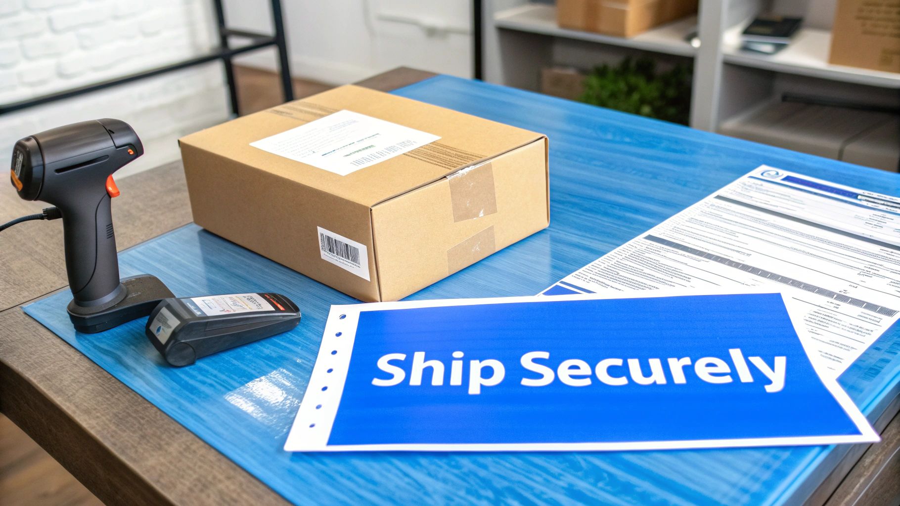 Person carefully packing a collectible item into a box with bubble wrap