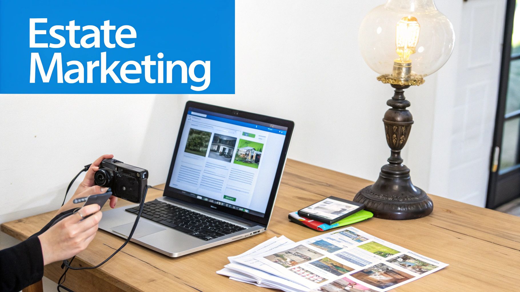 several items on display at an outdoor estate sale