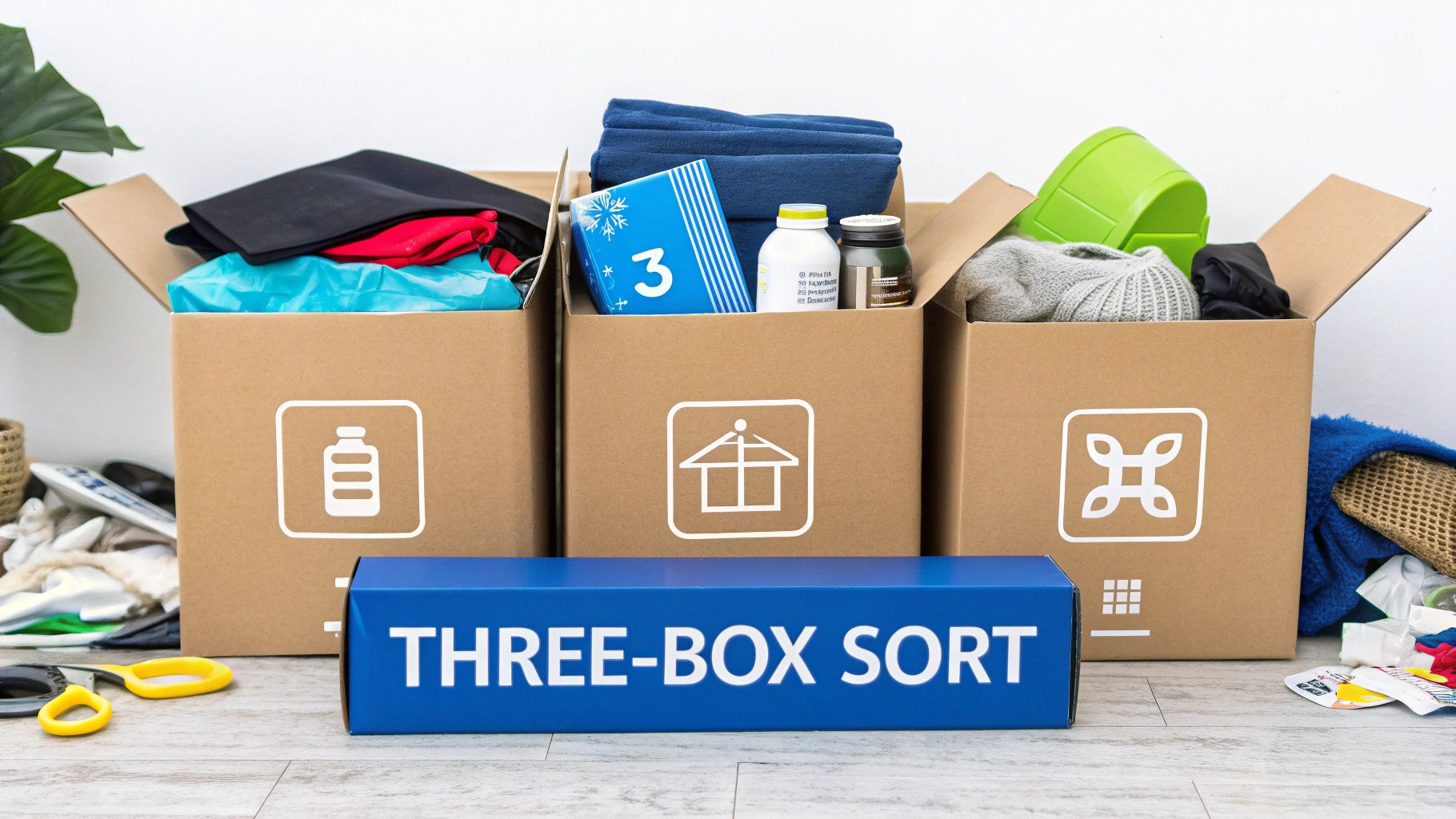 Use the Three-Box Sorting Method