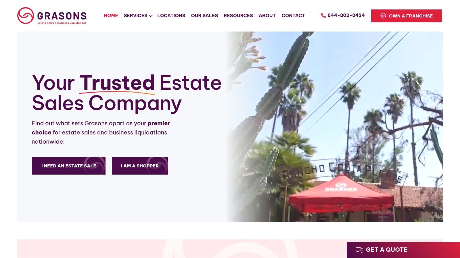 Grasons Co. homepage