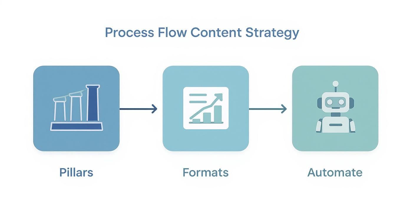 Infographic about small business content marketing strategy
