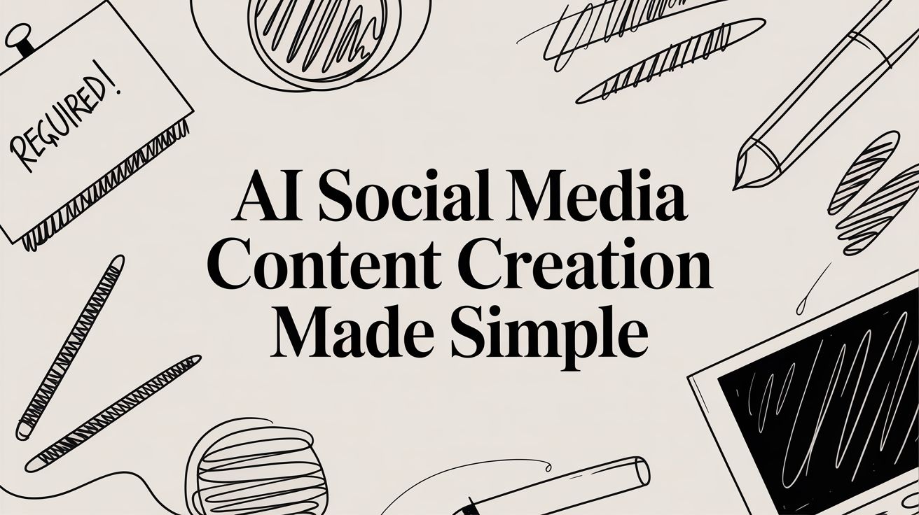 AI Social Media Content Creation Made Simple