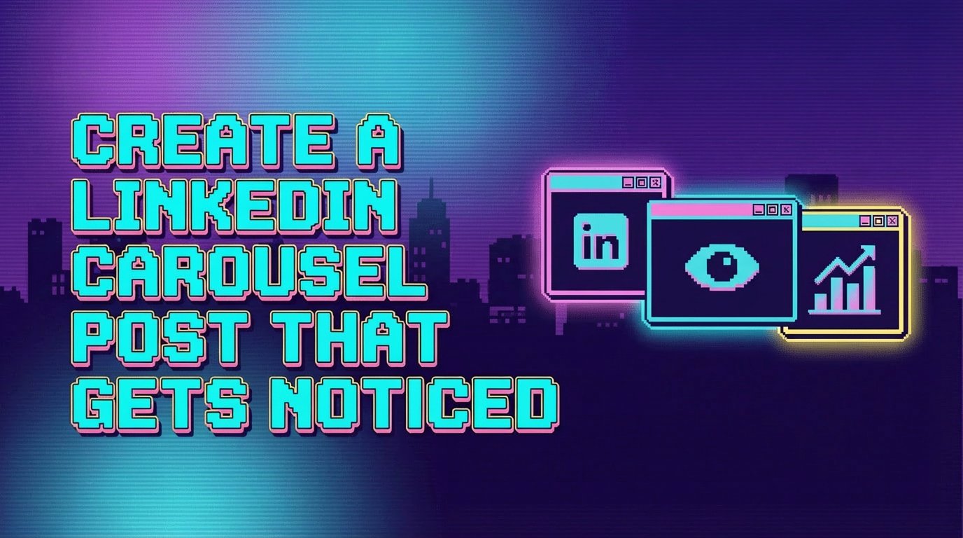 How to Create a LinkedIn Carousel Post That Gets Noticed