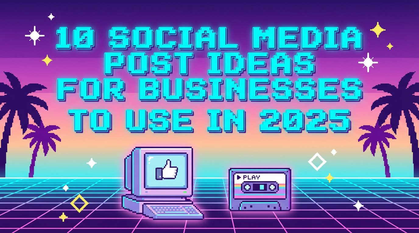 10 Social Media Post ideas for Businesses to Use in 2025