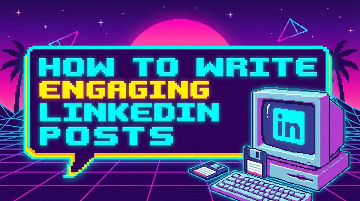 How to write engaging Linkedin posts to grow your audience