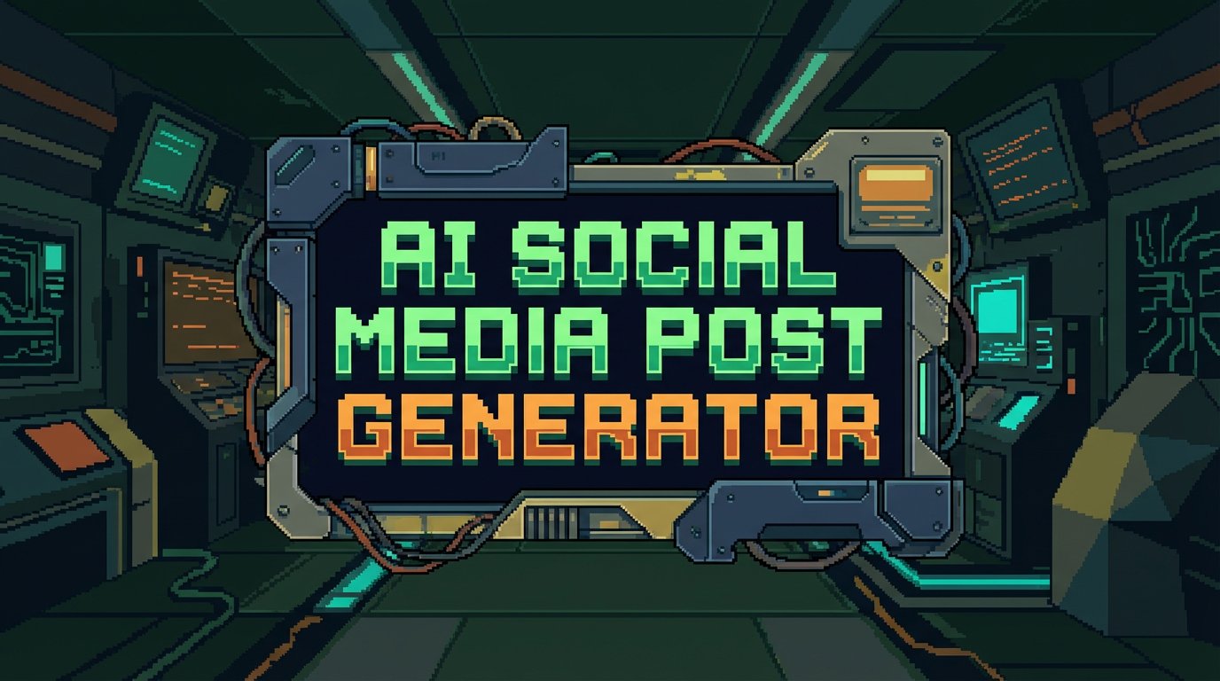 How an AI Social Media Post Generator Creates Engaging Visuals on Autopilot