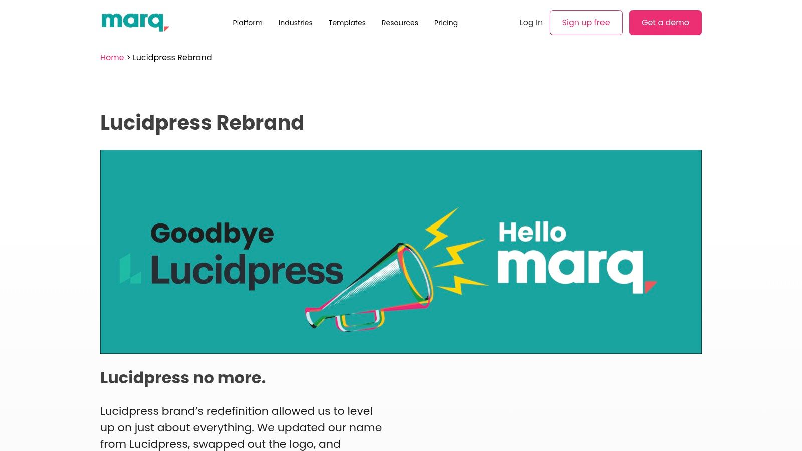 Marq (formerly Lucidpress)