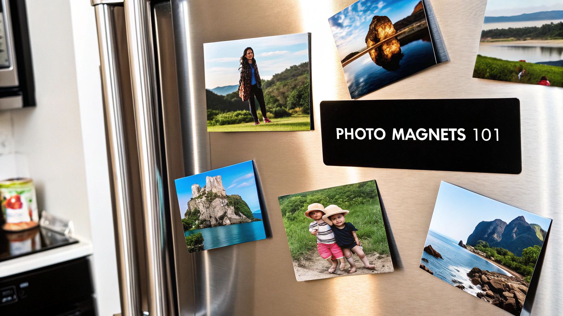 Print photo magnets