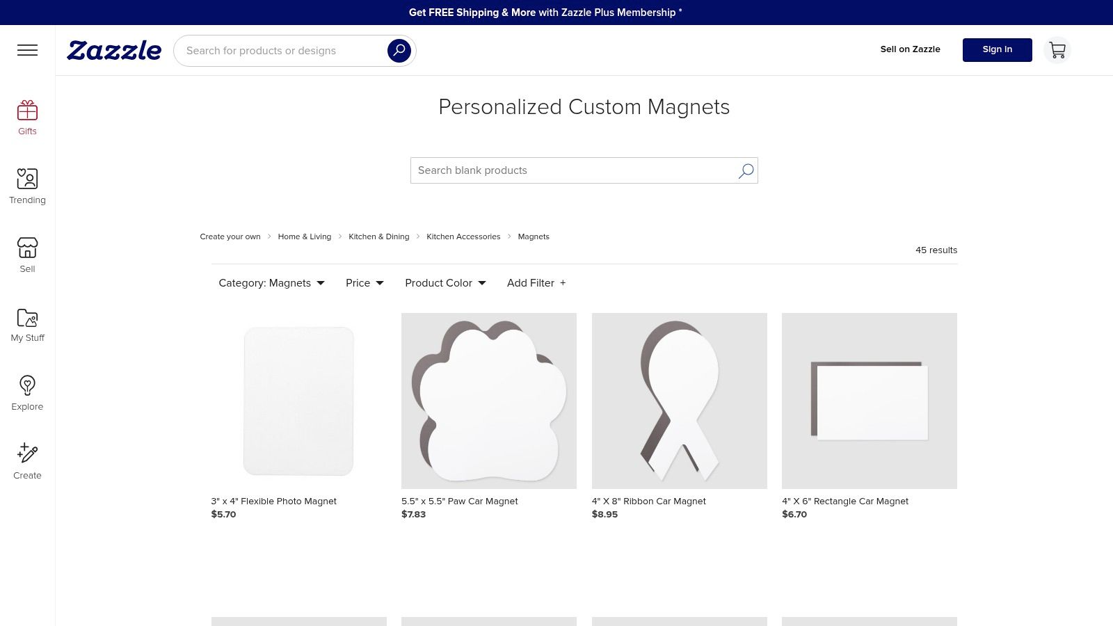 Zazzle Custom Magnets