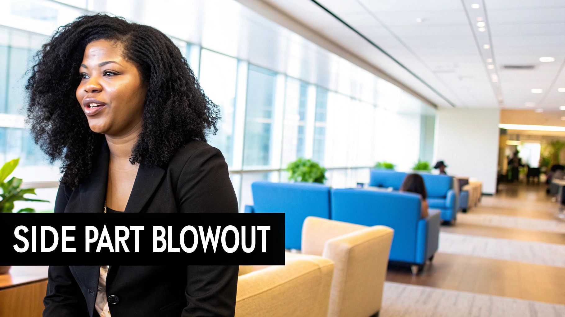 Blowout with Side Part