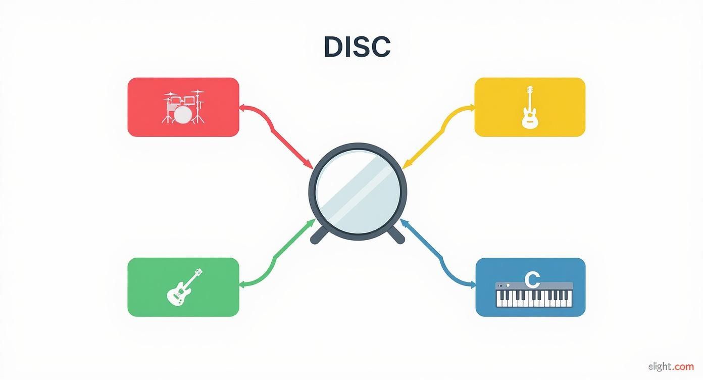 Infographic about disc test 123