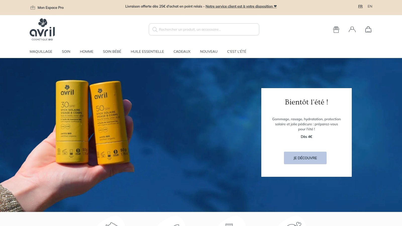 Avril Cosmétiques - Bio Accessible