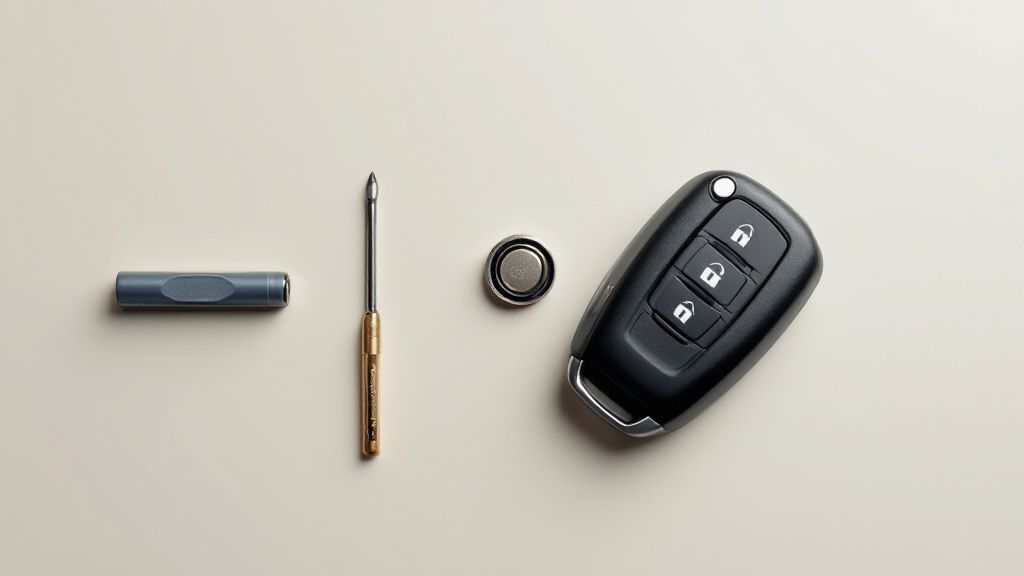 Car key fob batttery