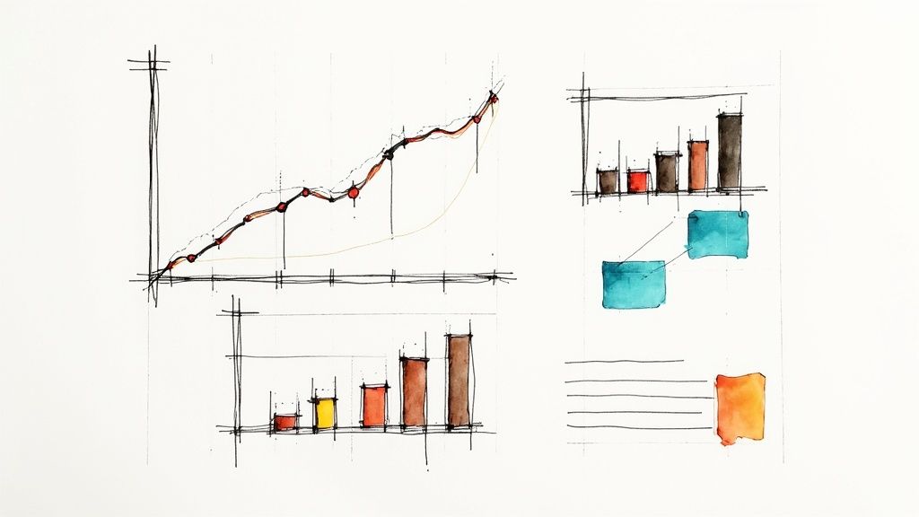 A visually compelling report with clear charts and graphs being presented.