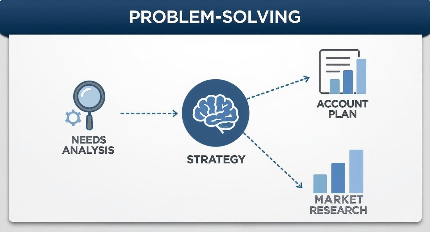 Infographic about sales consultant skills