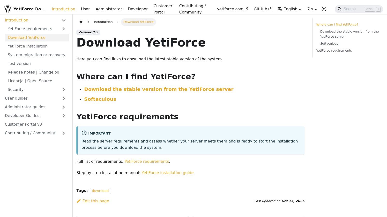 YetiForce CRM
