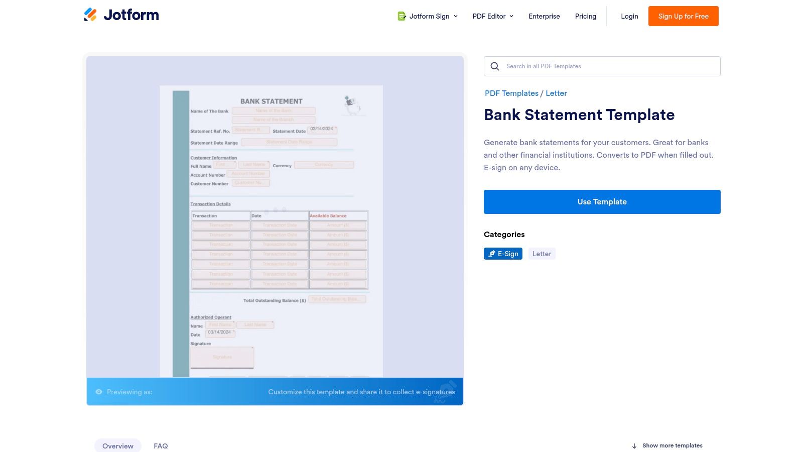 Statement of account sample Free Templates for Clients