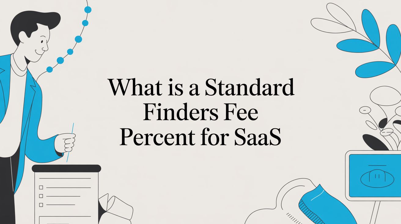 What Is a Standard Finders Fee Percent for SaaS