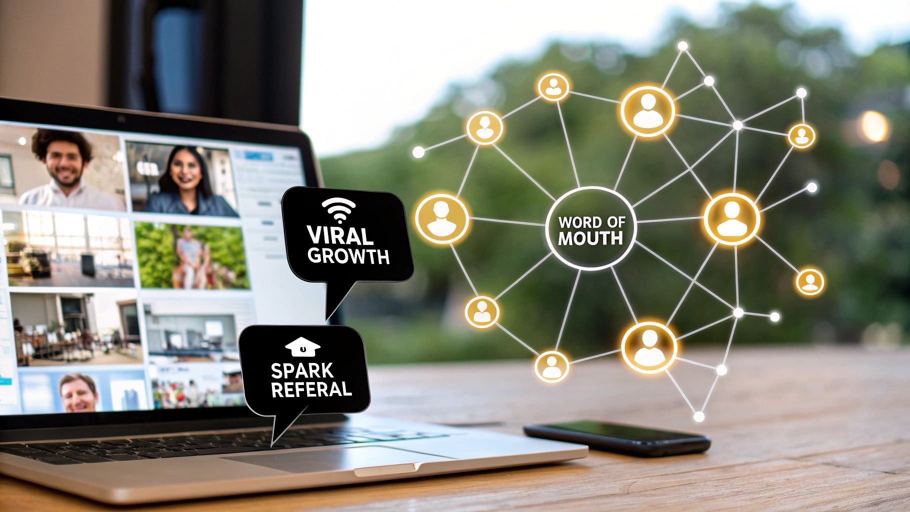 Grow with word of mouth marketing examples to spark viral growth