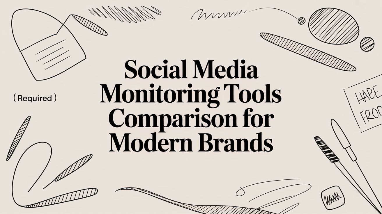 Social Media Monitoring Tools Comparison for Modern Brands
