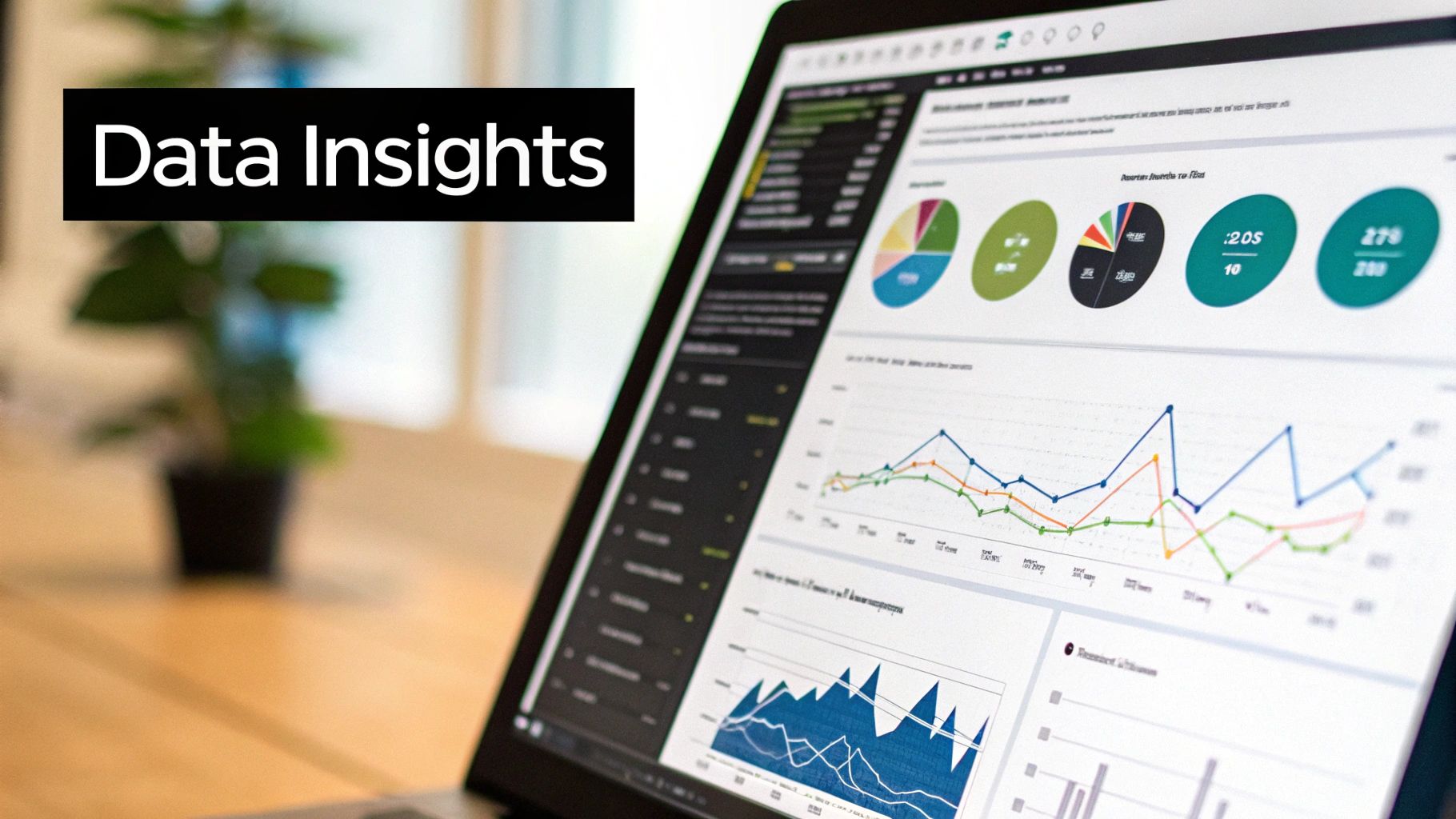 A dashboard showing various affiliate marketing metrics and analytics charts