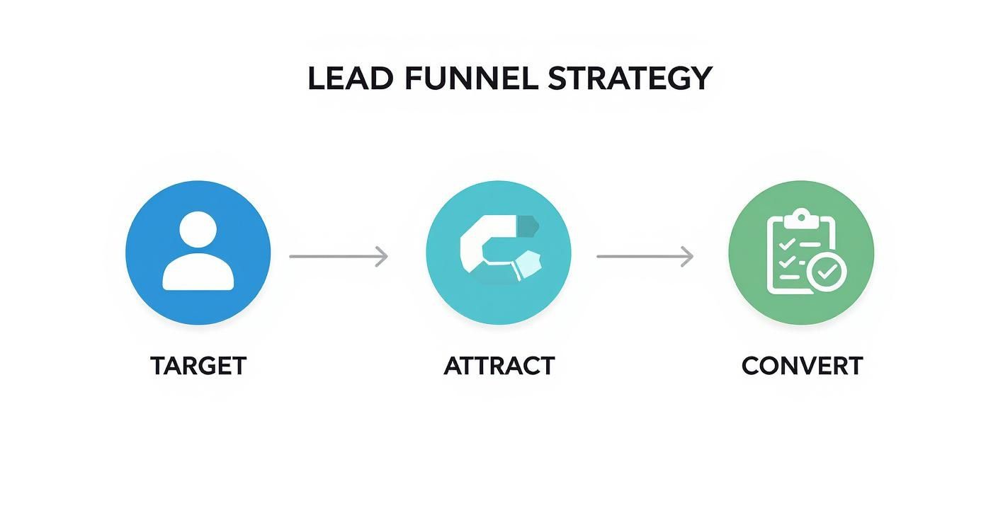 Infographic about social media for lead generation