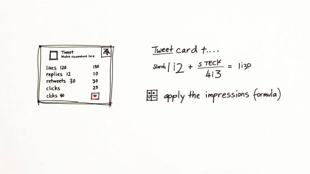 A person at a desk analyzing charts and data on a computer screen, illustrating the practical application of engagement rate formulas.