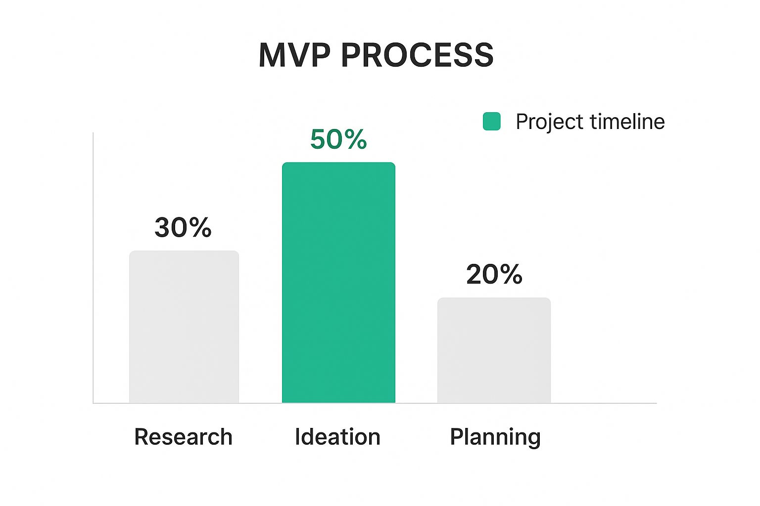 Infographic about mvp development for startups