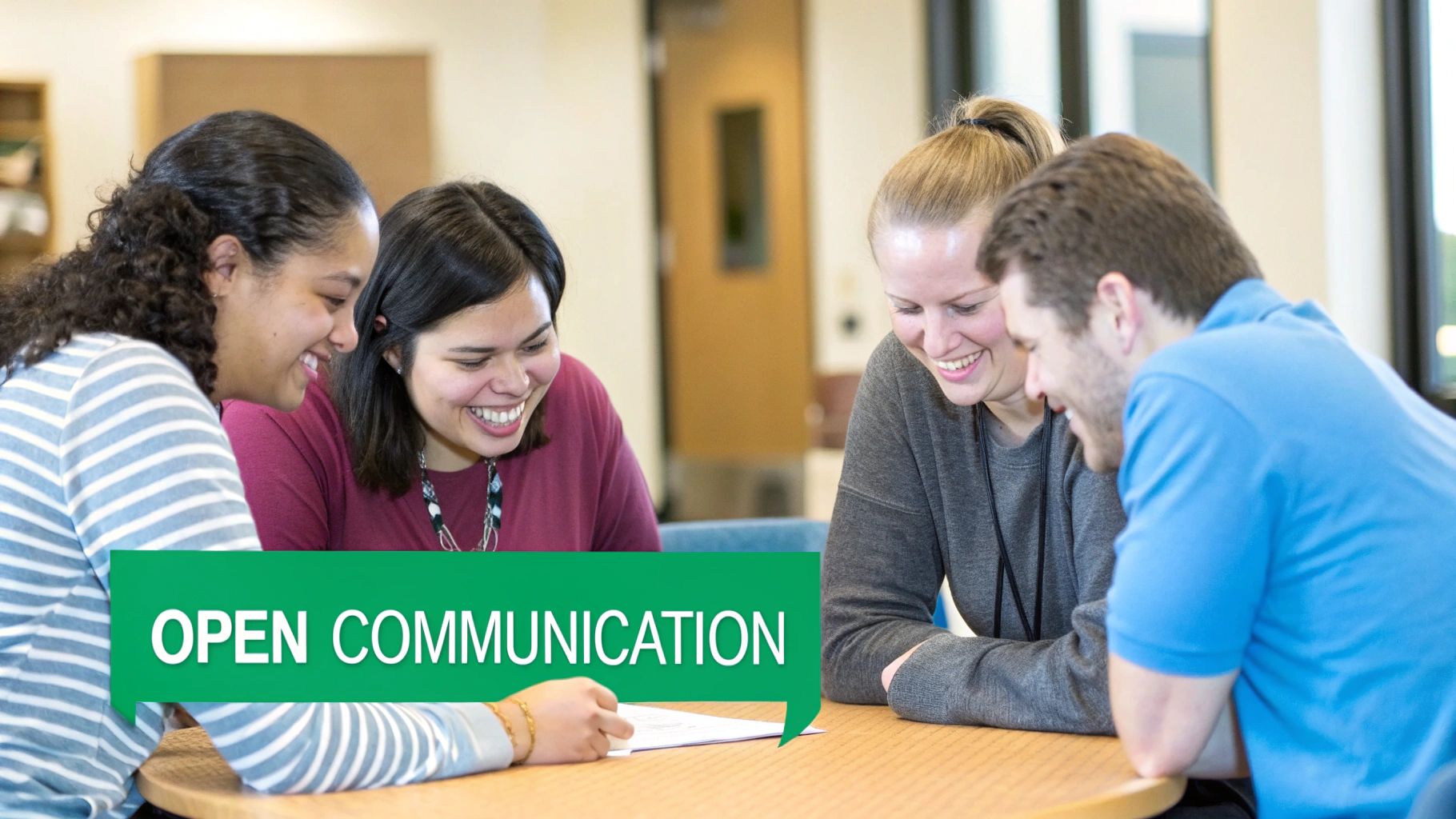 Image of people communicating