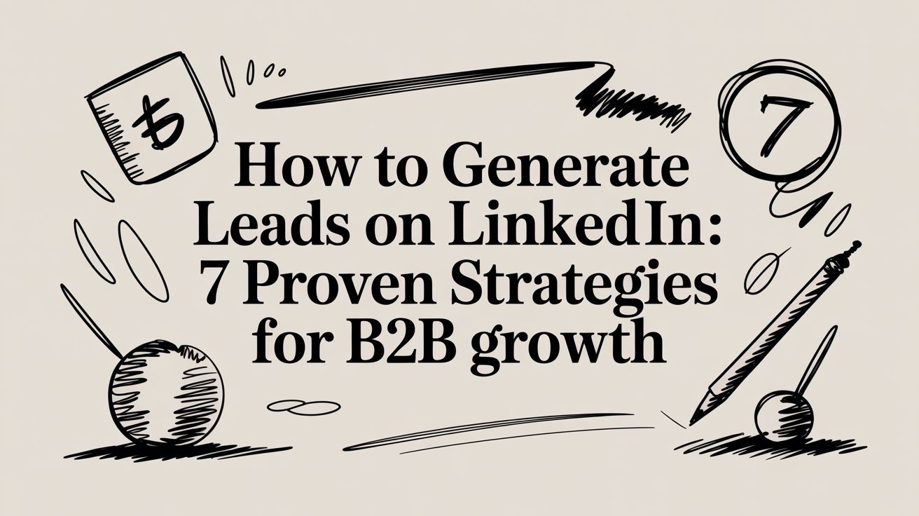 how to generate leads on linkedin: 7 proven strategies for B2B growth