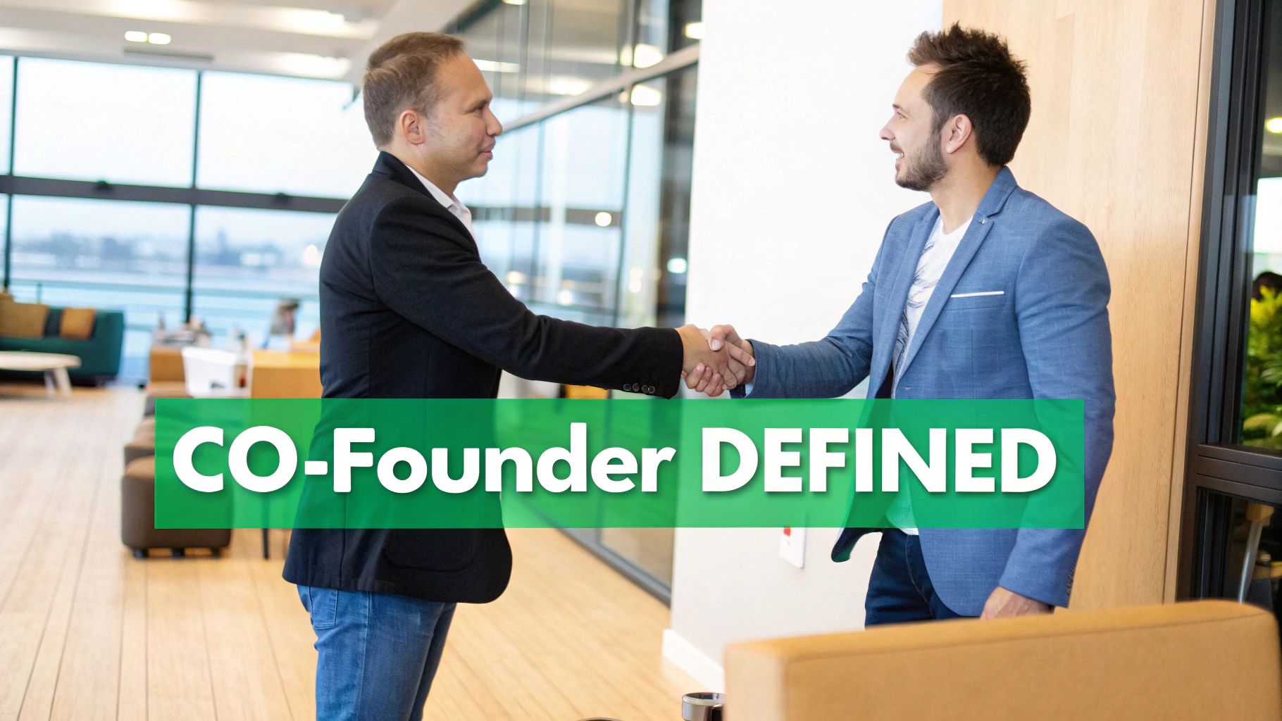 Co-founders working together