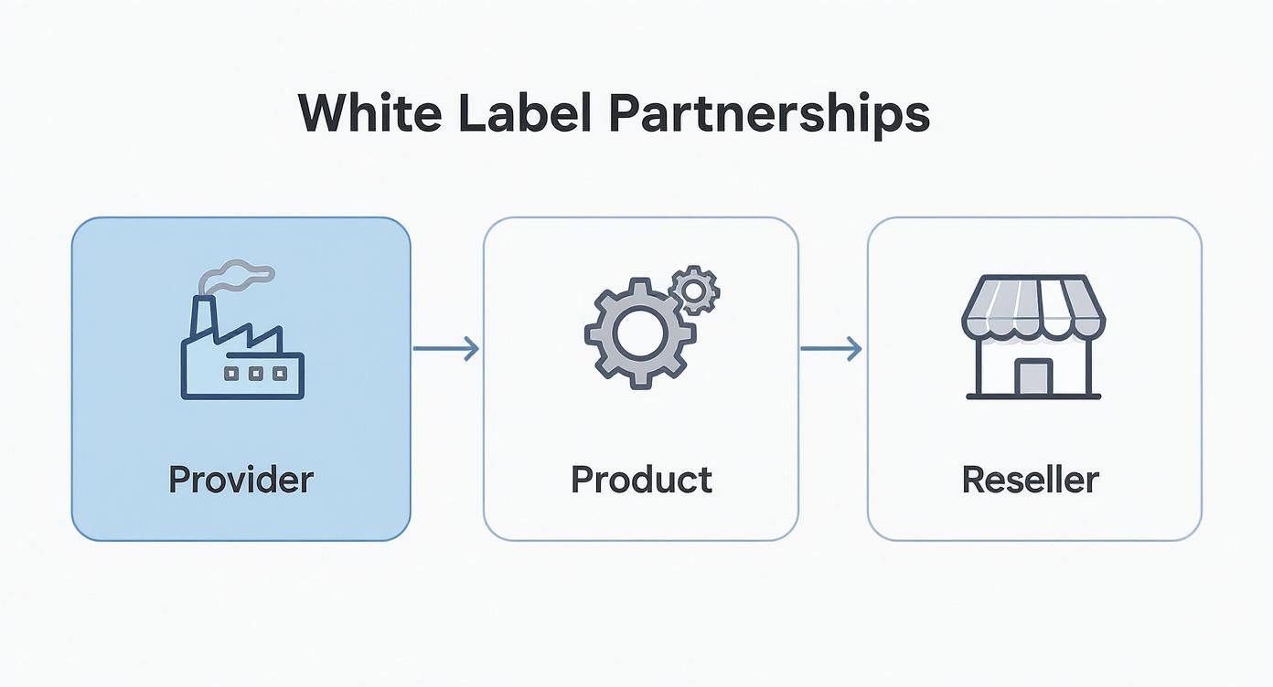 Infographic about what is white label solution