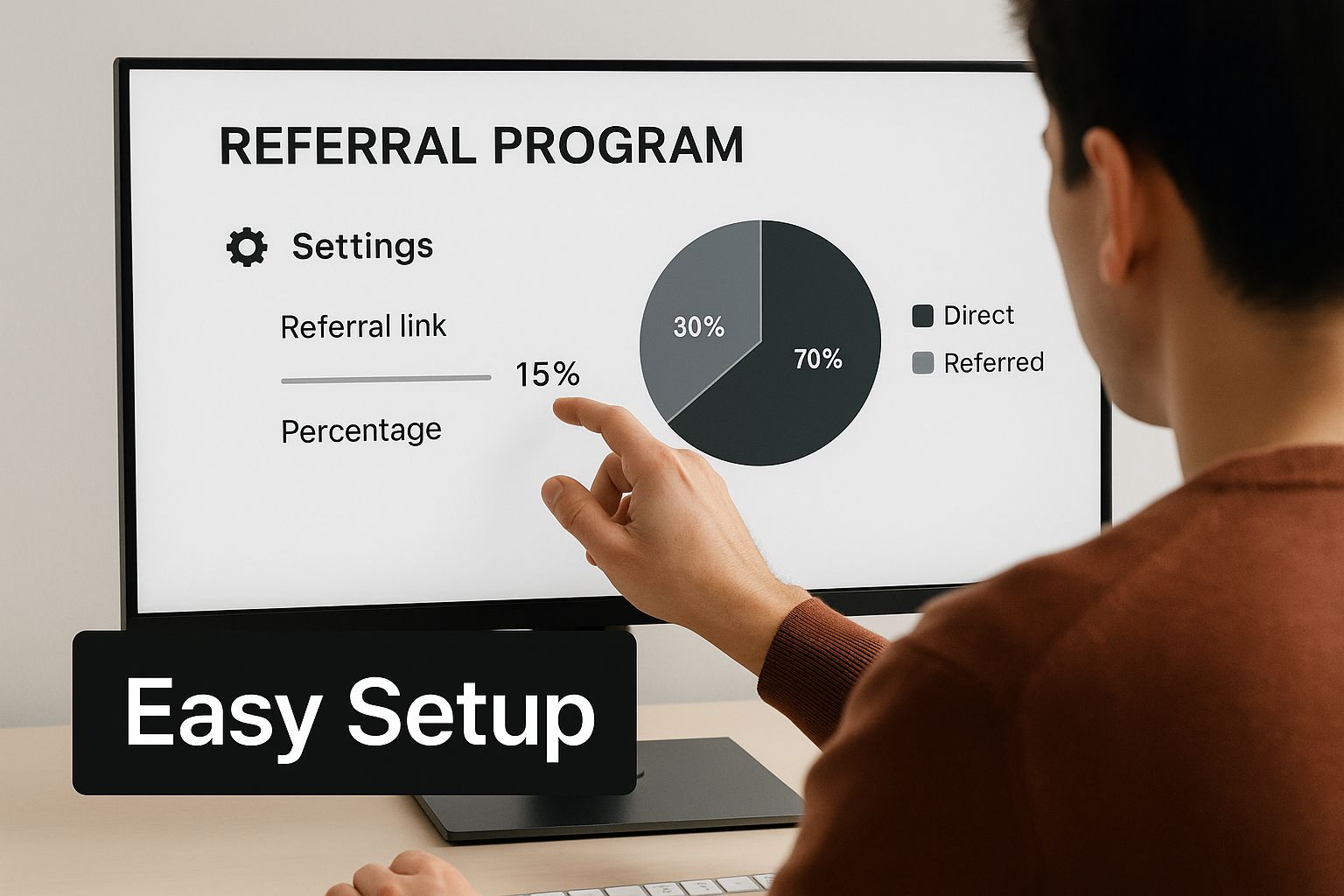 Infographic about stripe referral program