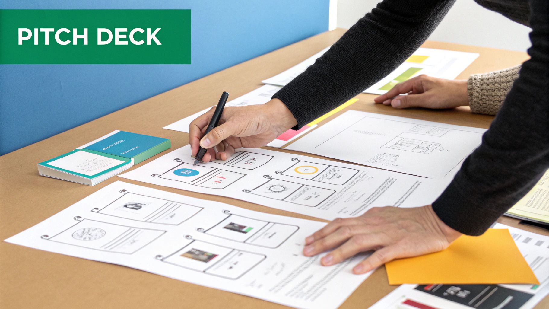 Image of person working at a desk