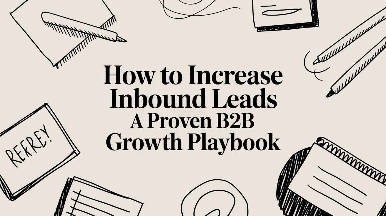 How to Increase Inbound Leads A Proven B2B Growth Playbook