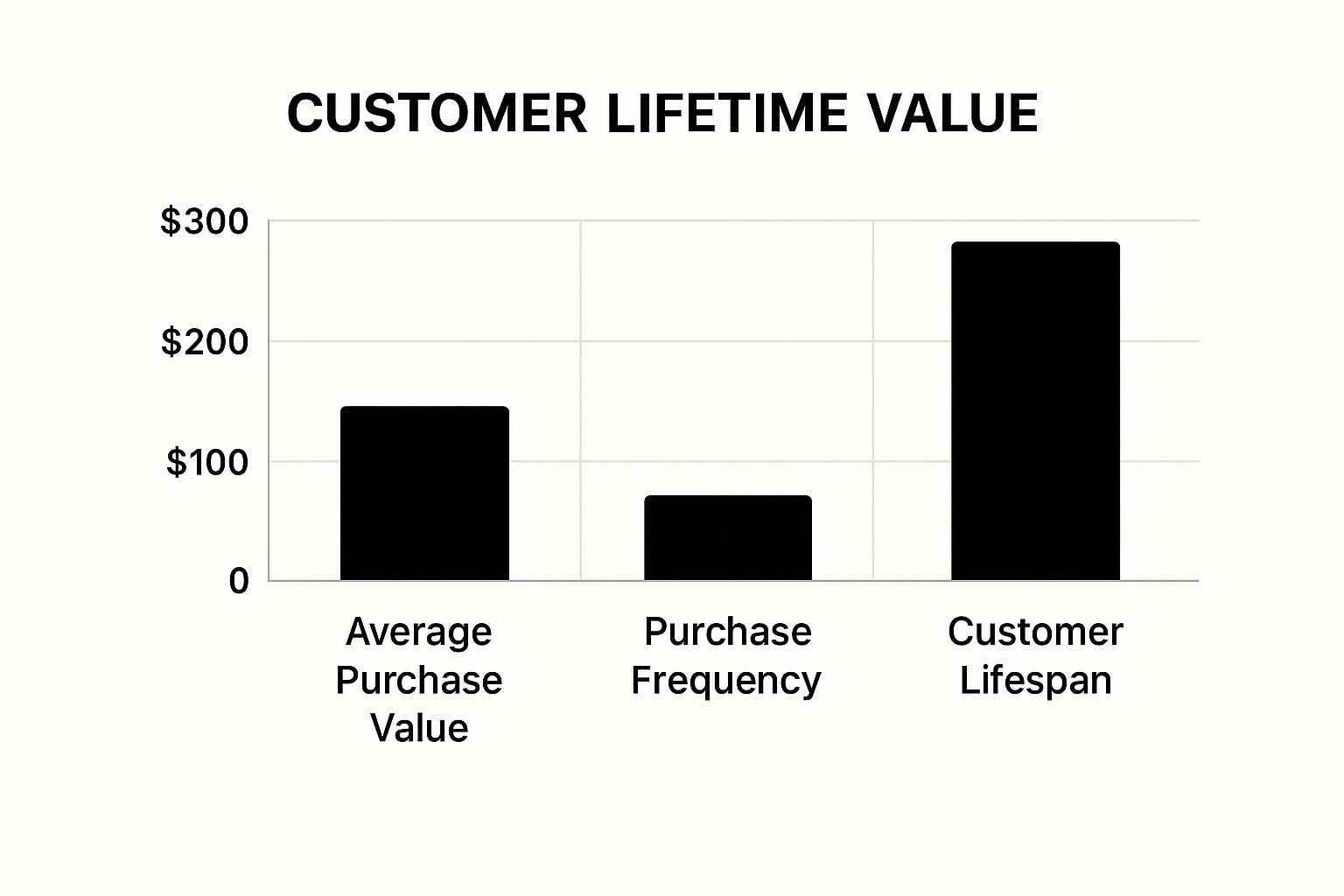 Infographic about improving customer lifetime value