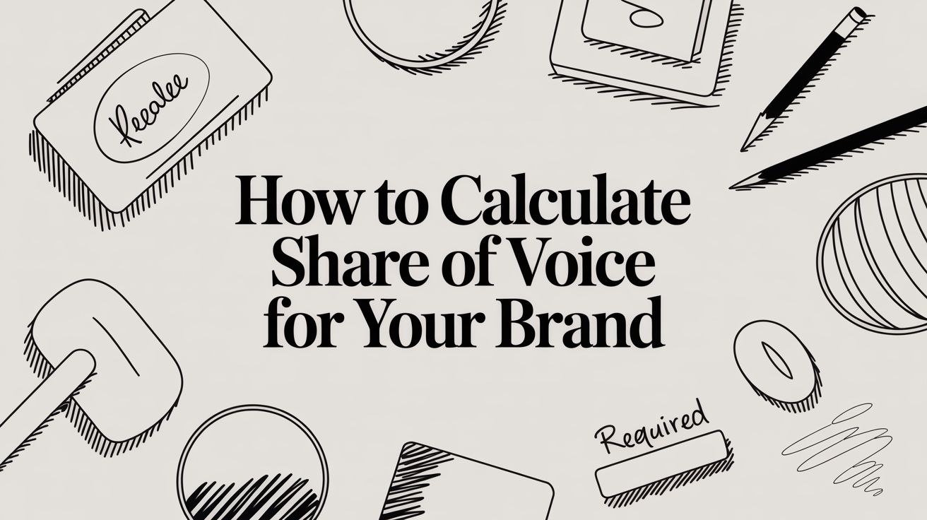 How to Calculate Share of Voice for Your Brand