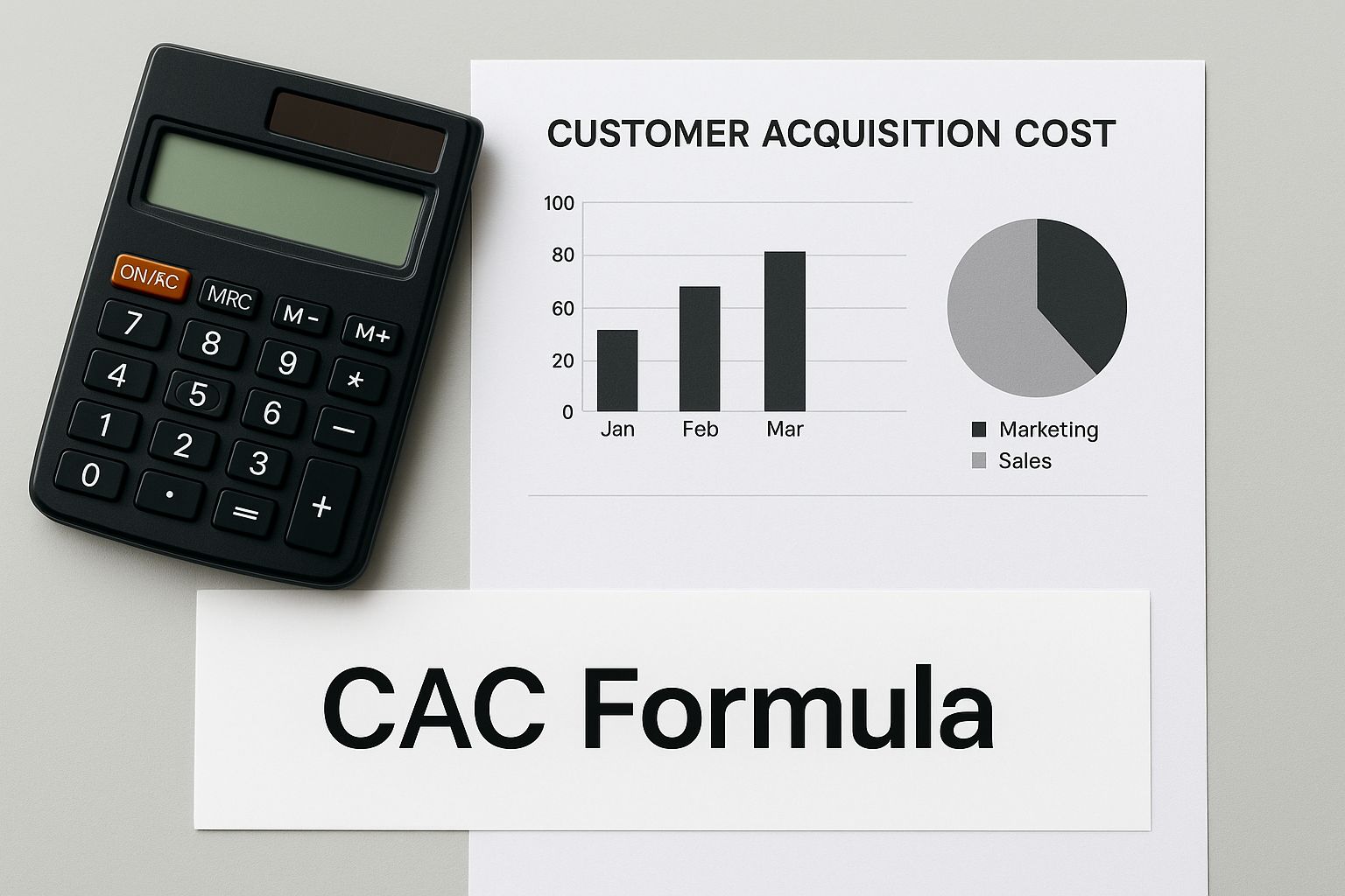 Infographic about saas customer acquisition cost