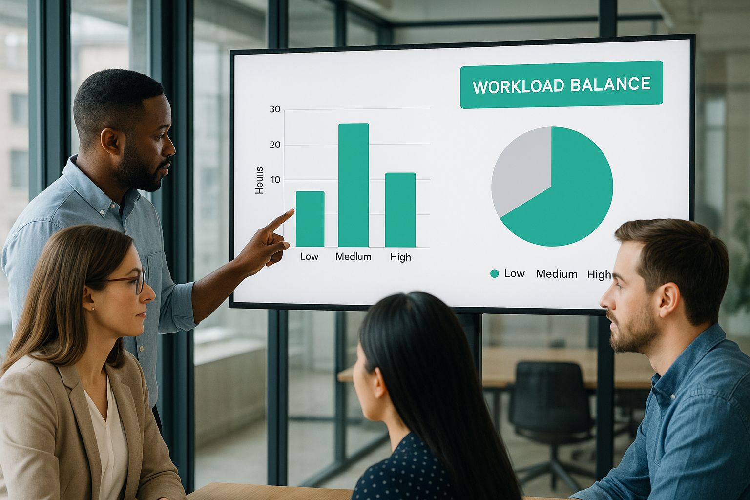 Infographic about team workload management