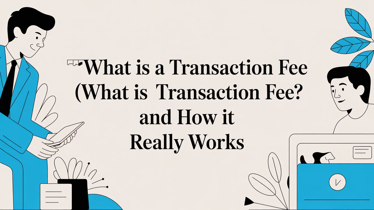 What Is a Transaction Fee (what is transaction fee) and How It Really Works