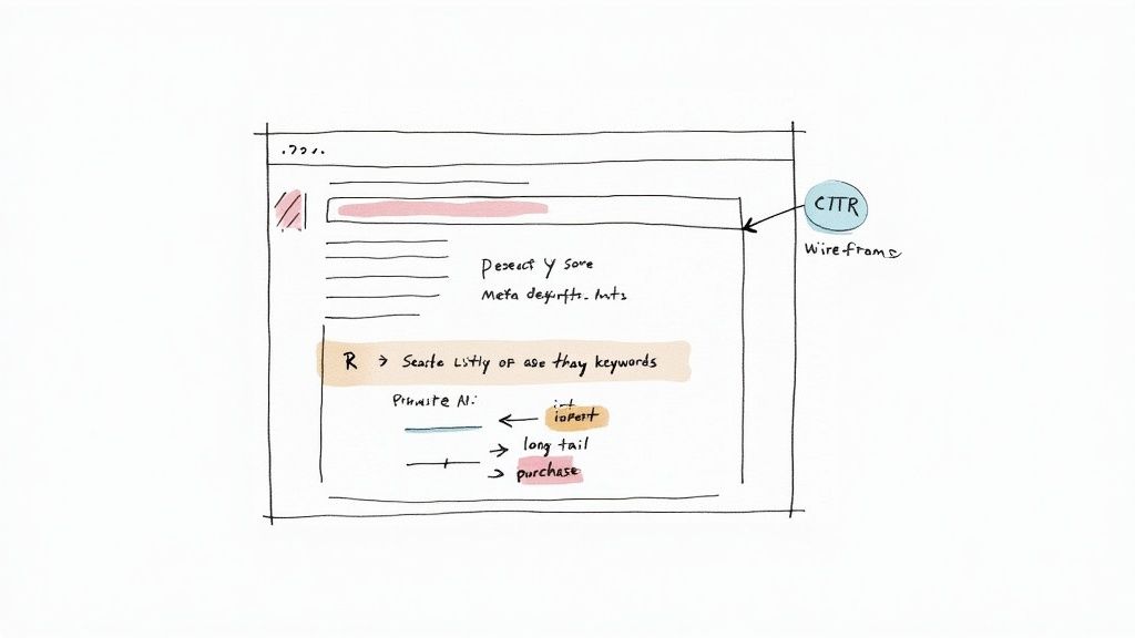 A person strategically placing pins on a map, representing on-page SEO and keyword strategy.