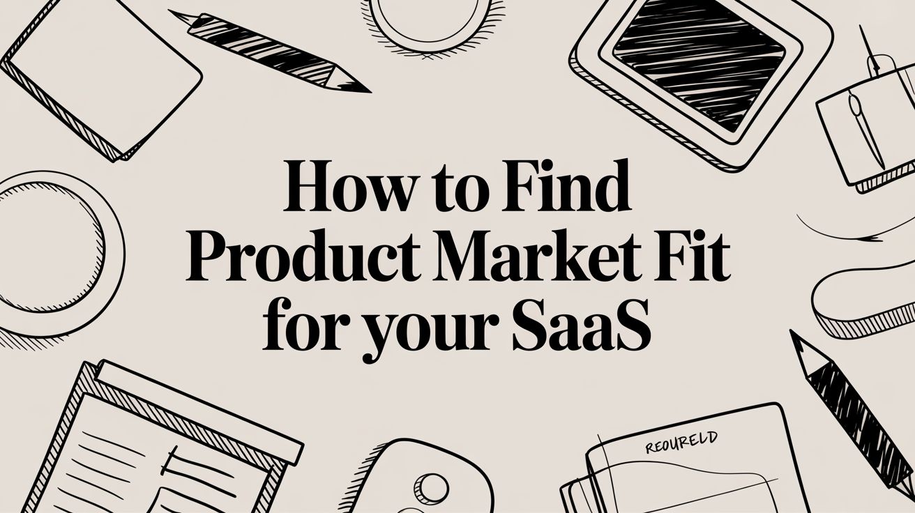 How to Find Product Market Fit for Your SaaS