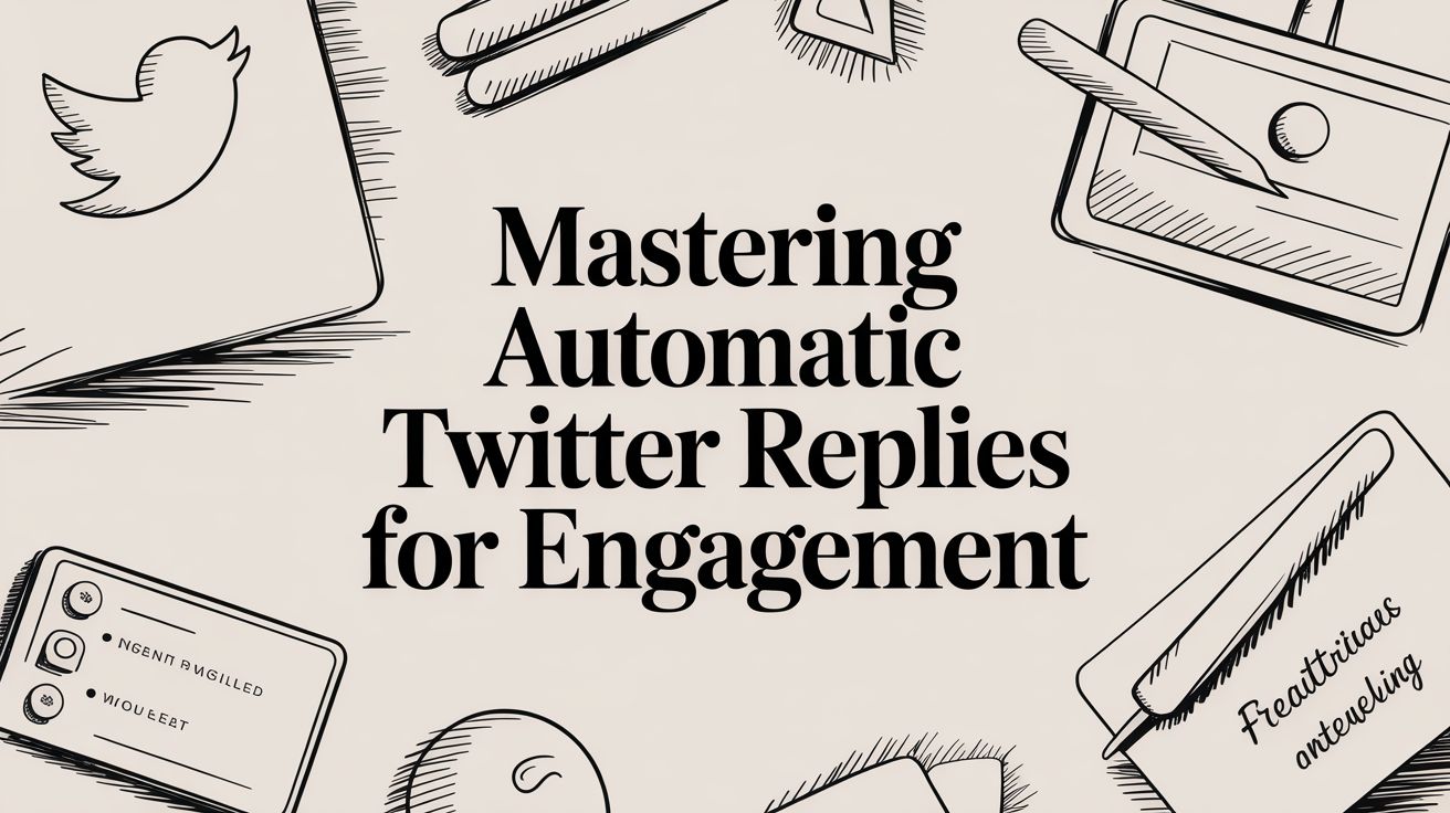 Mastering Automatic Twitter Replies for Engagement